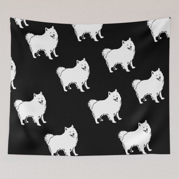 Item preview, American Eskimo Dog Breed Pattern designed and sold by The Masked Designer.