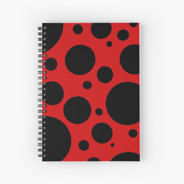 Ladybug pattern 1 Spiral Notebook