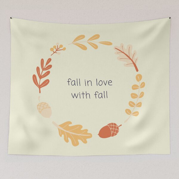 Item preview, fall in love with fall designed and sold by Amalzaki.