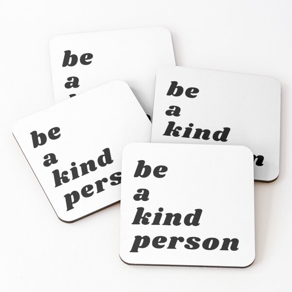 Item preview, be a kind person - Black Letters designed and sold by SimplyMots.