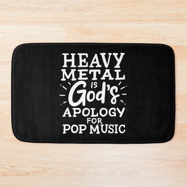 Item preview, Heavy Metal Is God's Apology For Pop Music | Rock Music designed and sold by Dancing Dolphin Crafts.