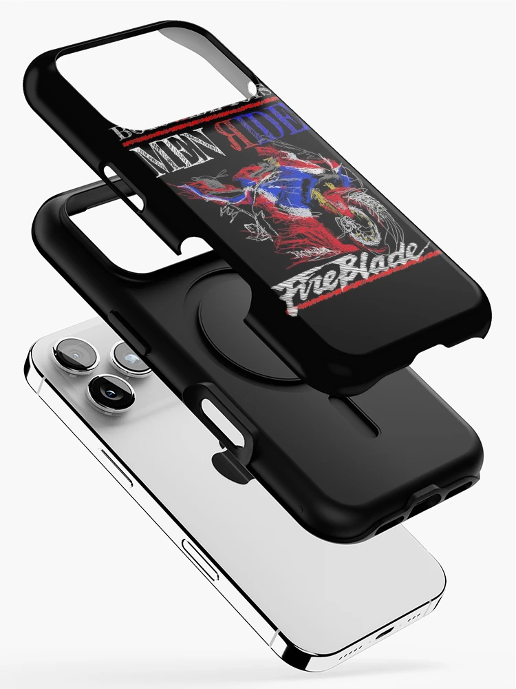 Thumbnail 2 of 4, iPhone Case, Men Ride Fireblade designed and sold by TwoLinerDesign.