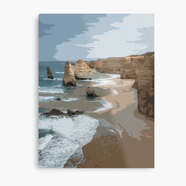 Item preview, Twelve Apostles, Australia Travel, Beach Illustration designed and sold by Divyesh Jain.