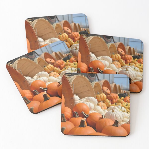 Item preview, Yellow Brown White Pumpkins Late Fall Halloween Inspired designed and sold by Elena's Shop.