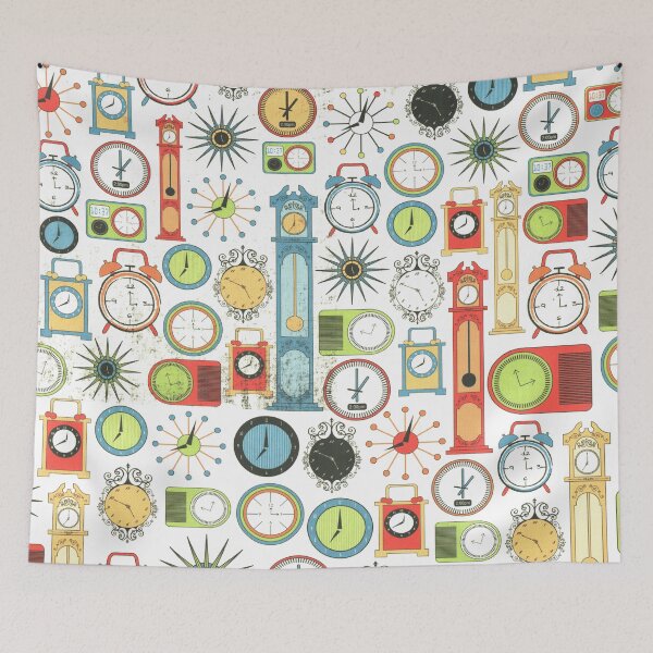 Item preview, Clocks - Post Modern Time Piece Pattern designed and sold by elevens.
