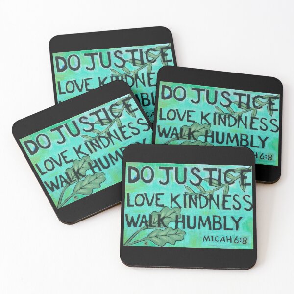 Item preview, Do Justice Love Kindness Walk Humbly (Painting) designed and sold by Christina Lopez.