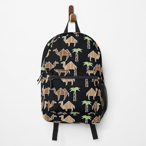 Item preview, Origami Camel Dromedary Pattern Color on Black designed and sold by Give Me that Pencil.