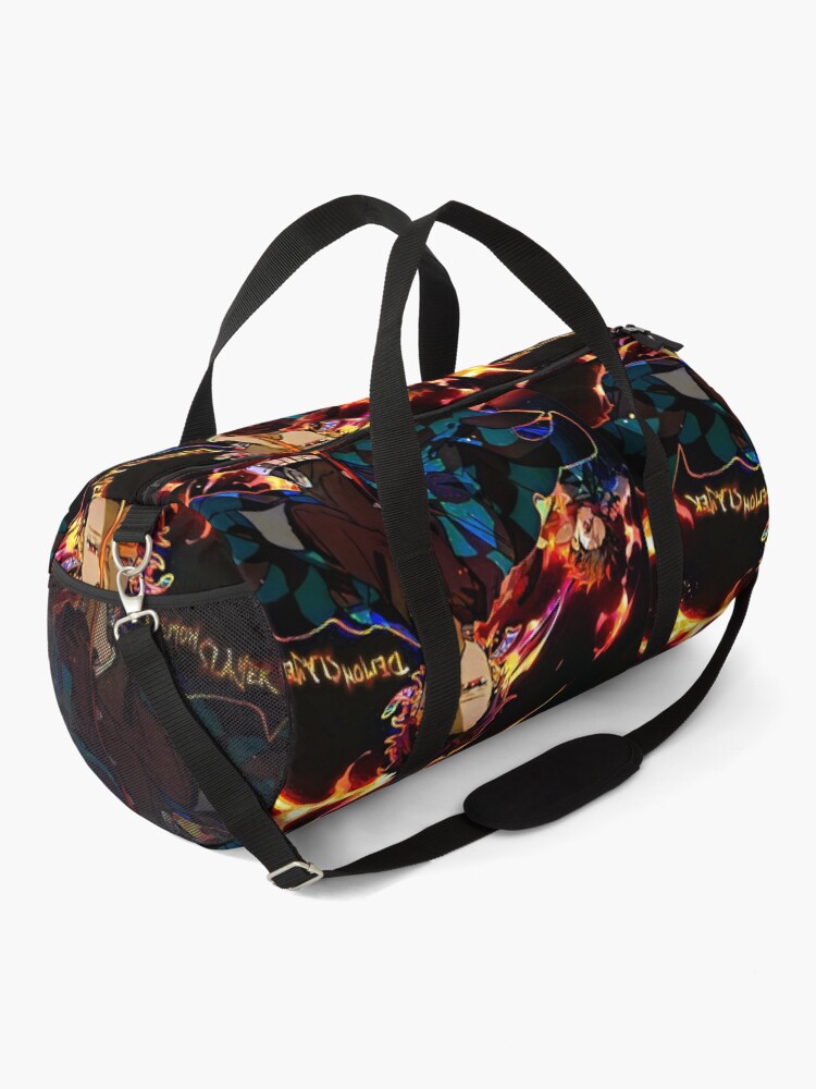 Alternate view of Demon Slayer on Fire Duffle Bag
