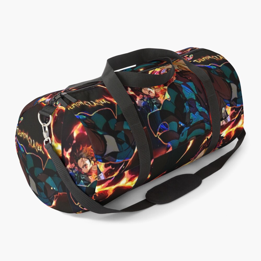 Demon Slayer on Fire Duffle Bag