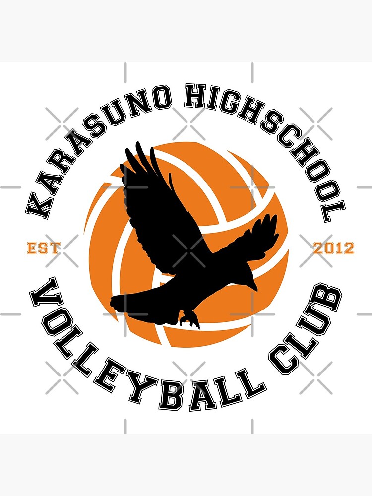 "Haikyuu!! Karasuno Highschool Volleyball Club Logo" Photographic Print