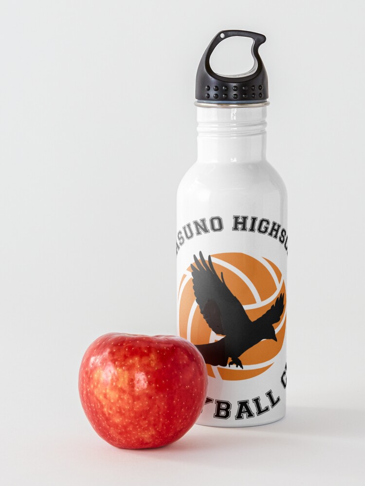Alternate view of Haikyuu!! Karasuno Highschool Volleyball Club Logo Water Bottle