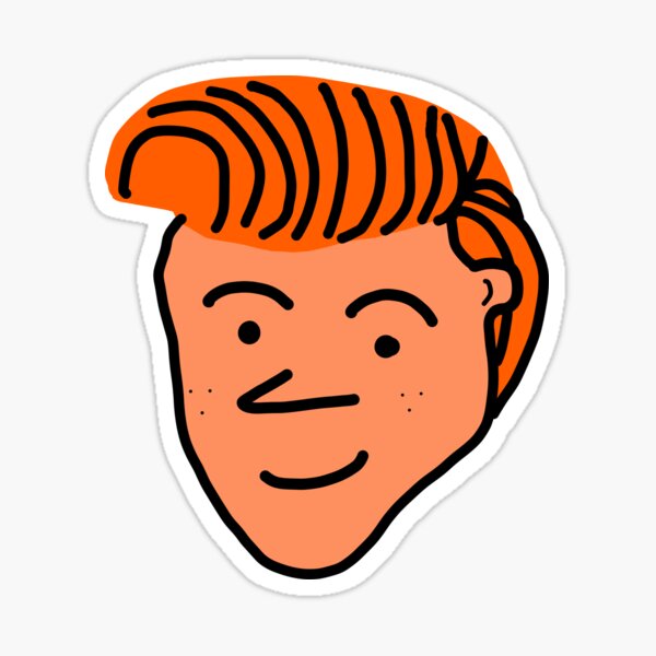Conan Cartoon Design Sticker