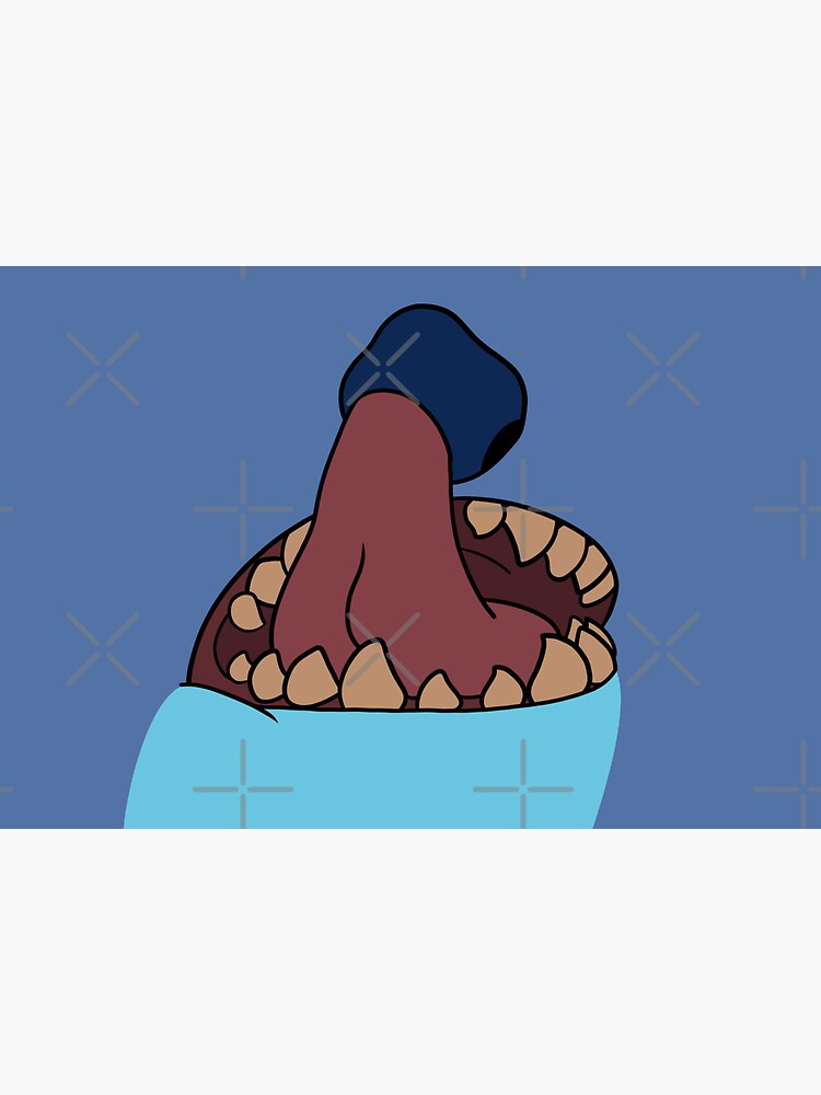 "Gross Stitch's Mouth" Sticker by 90sOE | Redbubble