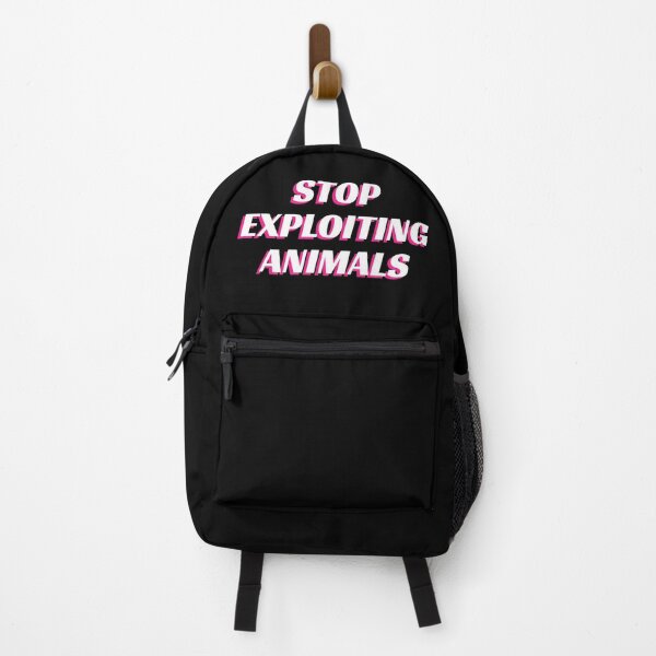 Item preview, Stop Exploiting Animals | Pink Shadow Text | Animal Rights & Vegan Activism designed and sold by EarlessPierre.