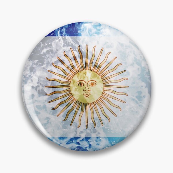 Item preview, Flag of Argentina - Ocean Waves Navy Naval Nautical Sailor Sea Cool Flags designed and sold by Dr-Pen.