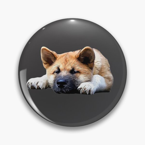 Item preview, Akita Puppy Akita Inu Puppy Dog designed and sold by ElegantCat.