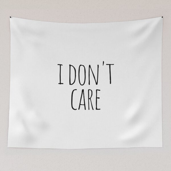 Item preview, I don't care designed and sold by cutelittletext.