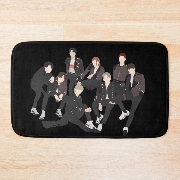 Item preview, Stray Kids Backdoor ot8 sticker and backpack designed and sold by Amy Hearts.