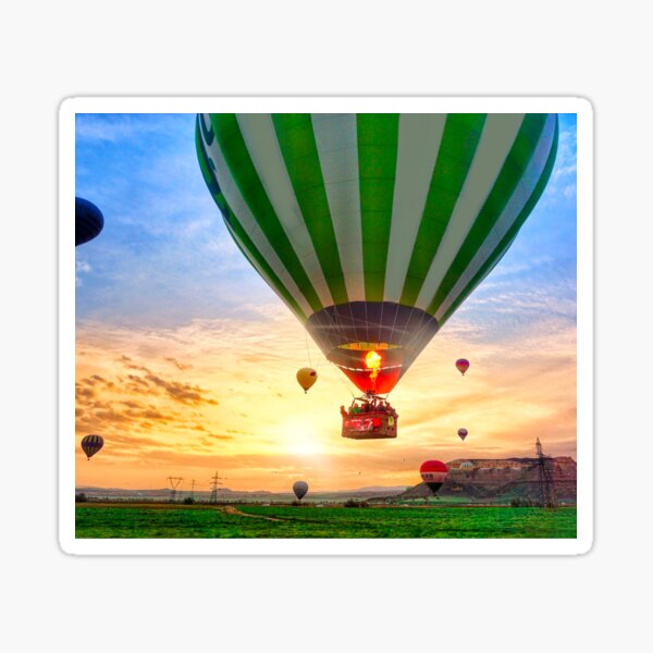 Item preview, Hot air balloon sun raise  designed and sold by Bitit.