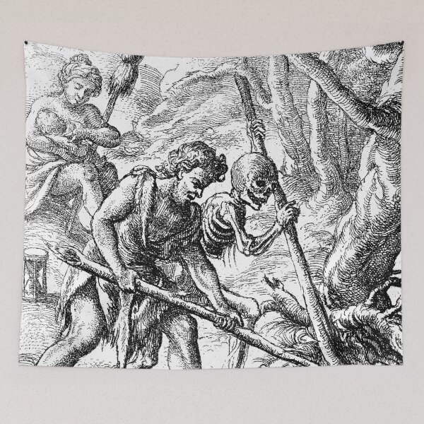 Item preview, Adam Tills the Soil - the Dance of Death - Hans Holbein designed and sold by themasters.