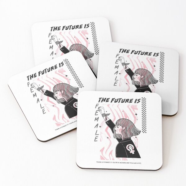 Item preview, The Future is Female - Girl Protesting designed and sold by PrintbyPatty.