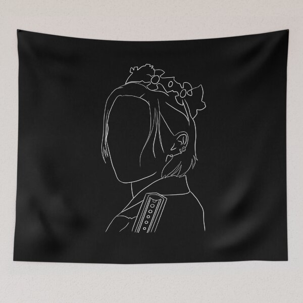 Item preview, Stray Kids Backdoor Hyunjin outline designed and sold by Amy Hearts.