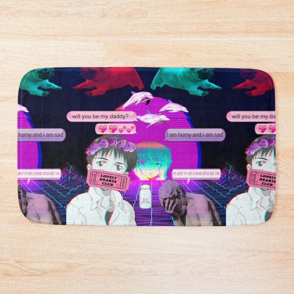 Item preview, Vaporwave Evengelion Sadness designed and sold by spikemet.