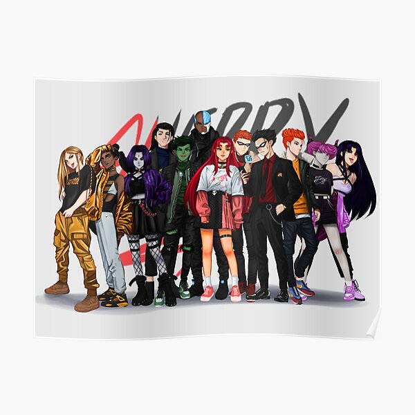 Teen Titans Posters Redbubble