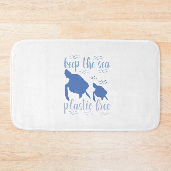 Item preview, Keep the Sea Plastic Free-recycling awareness gift idea for men women and children  designed and sold by BRtisticDesigns.