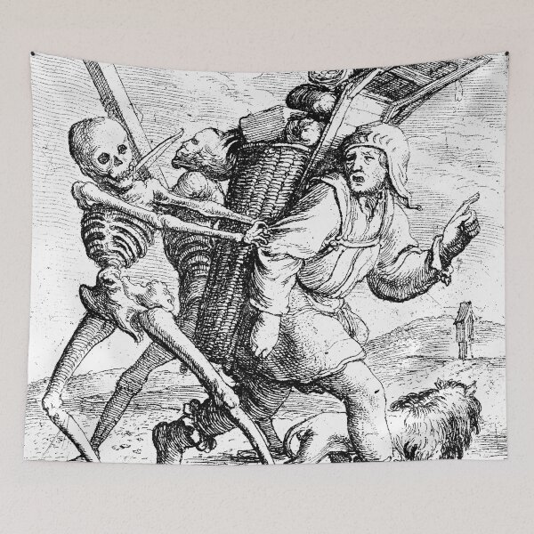 Item preview, The Pedlar, the Dance of Death - Hans Holbein  designed and sold by themasters.