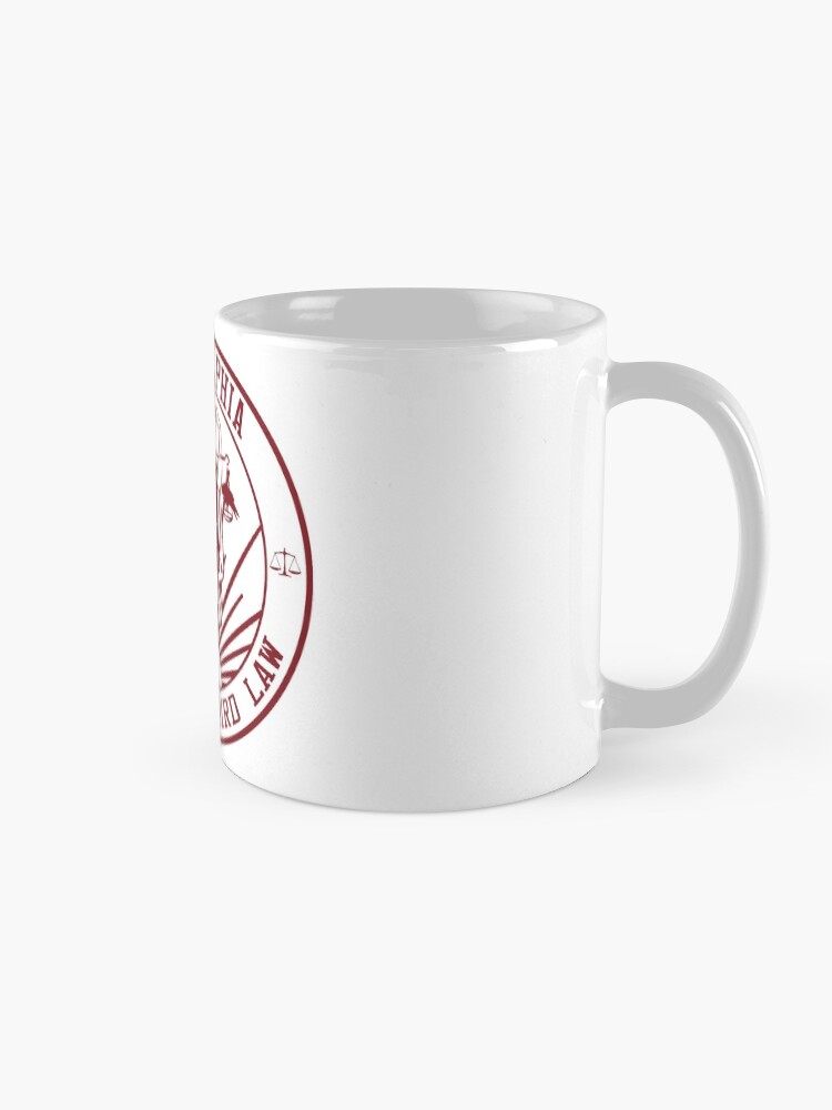 Imagen 5 de 6, Taza de café con la obra Facultad de Derecho de las Aves de Filadelfia, diseñada y vendida por OLMontana.