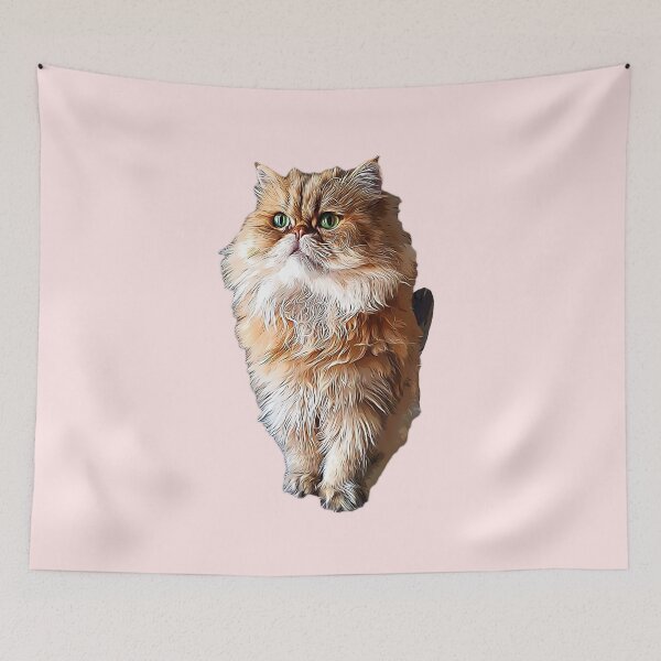 Aperçu de l'œuvre Chat persan mignon chaton persan orange créée et vendue par ElegantCat.
