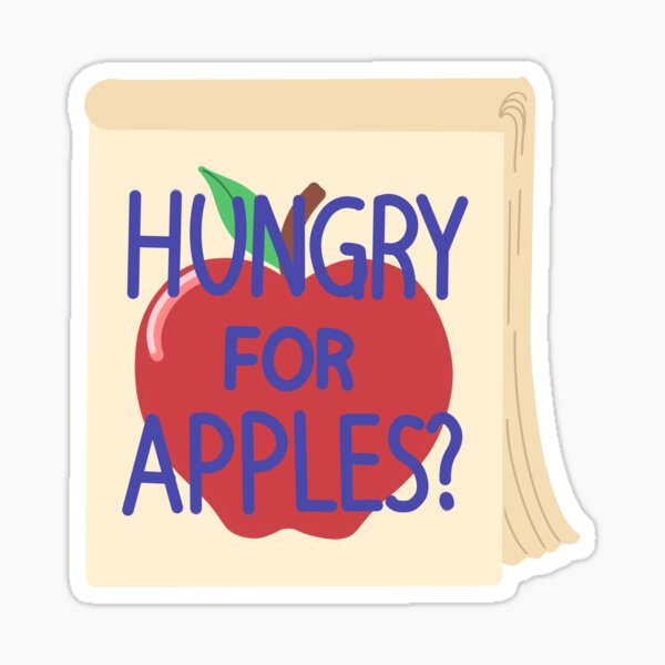 Hungry for Apples? Sticker