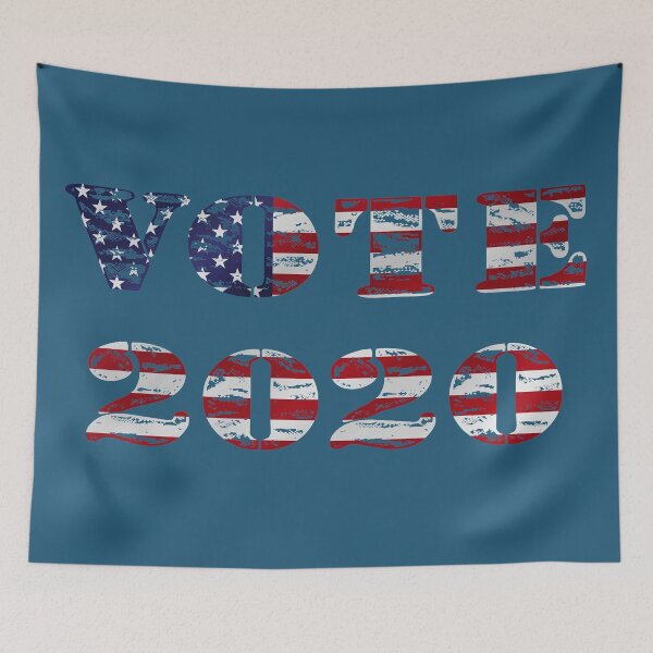Item preview, Vote 2020 with a retro USA flag theme. designed and sold by shaynetwright.