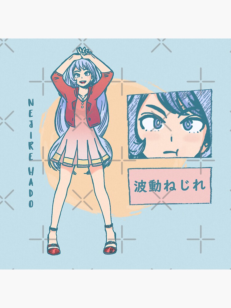 "Nejire Hado Aesthetic" Sticker by Nezuneko | Redbubble