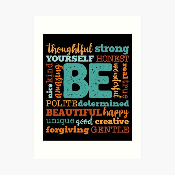Growth Mindset - Teacher Positive Thinking Art Print