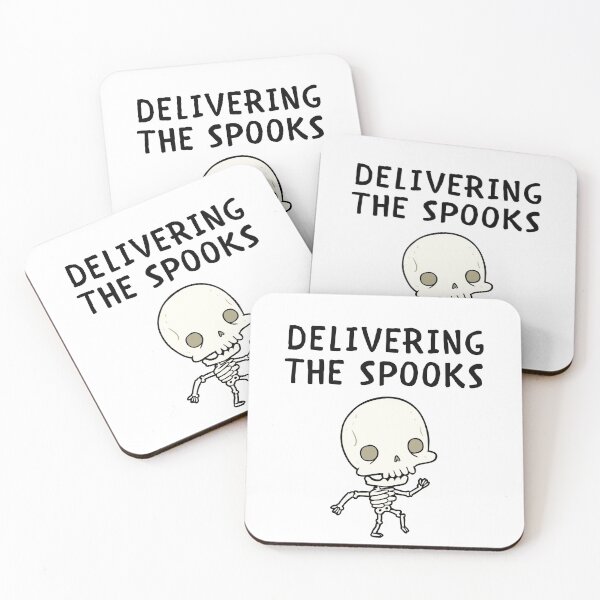 Item preview, Skeleton Delivering Spooks designed and sold by razvigod.