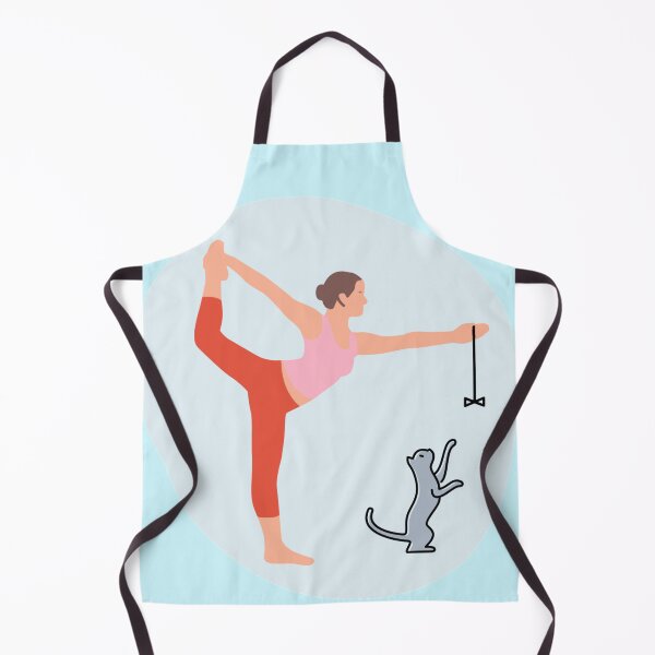 Item preview, Yoga with cat standing bow designed and sold by Trio's Stuff.