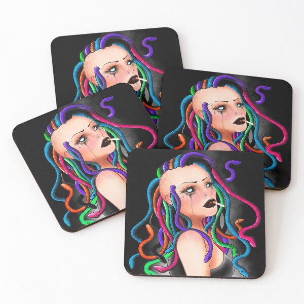 Item preview, Stoned Medusa Colourful designed and sold by Mush Town .