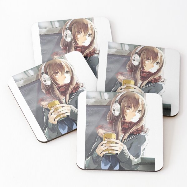 Item preview, Cute Anime Girl at the Train Station designed and sold by ItsMattYo.