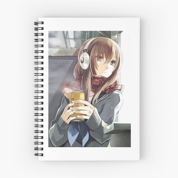 Item preview, Cute Anime Girl at the Train Station designed and sold by ItsMattYo.