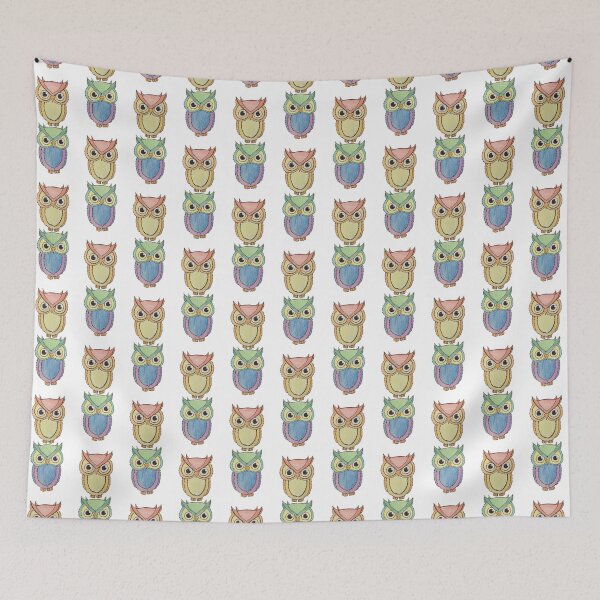 Item preview, Colorful owls designed and sold by MimiSandell.