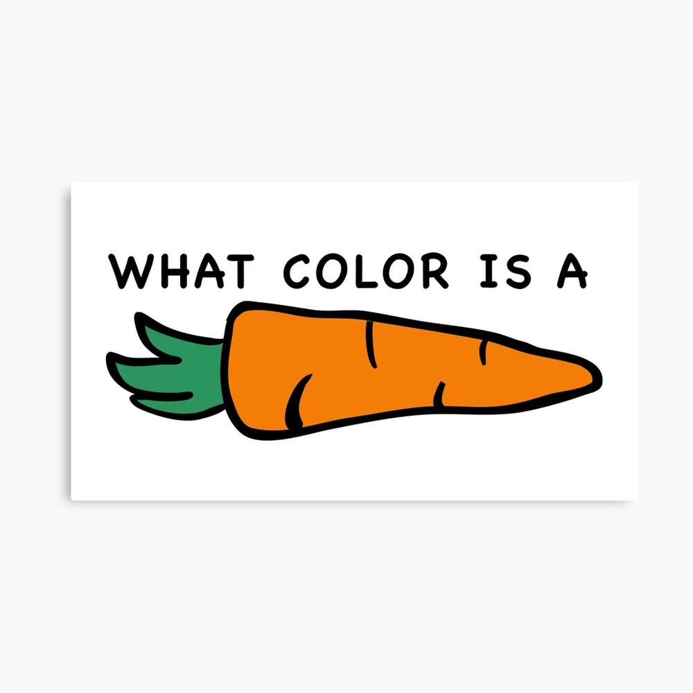 What Color Is A Carrot Beetlejuice Lester Green Sticker Photographic Print By Schlurky Redbubble
