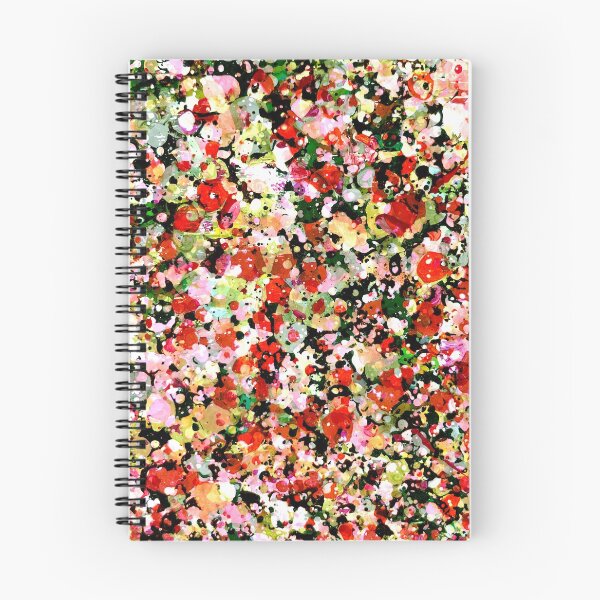 Item preview, Red Green Black Floral Pattern designed and sold by Peter Coleman.