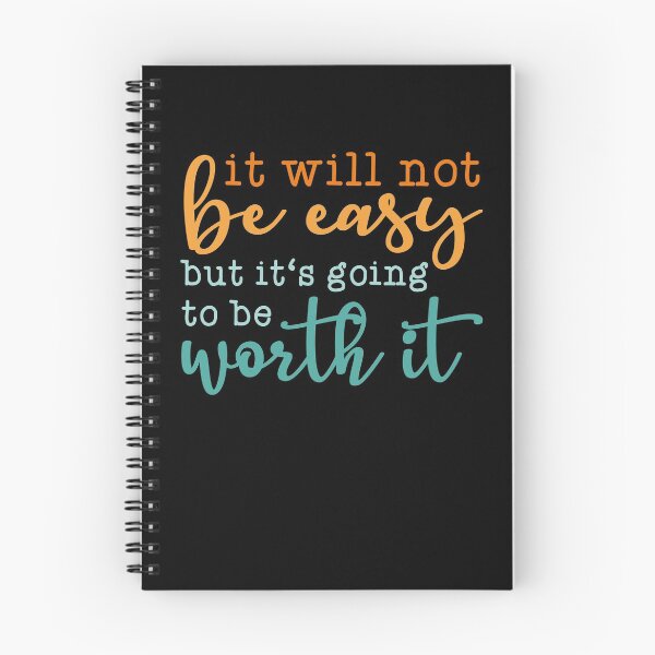 Item preview, It will not be easy - Growth Mindset designed and sold by TheReallyNiceStuff.