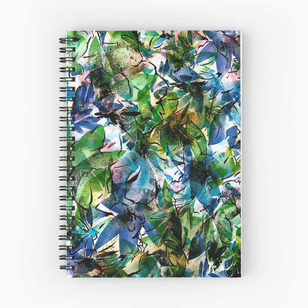 Item preview, Blue Green White Floral Pattern designed and sold by Peter Coleman.