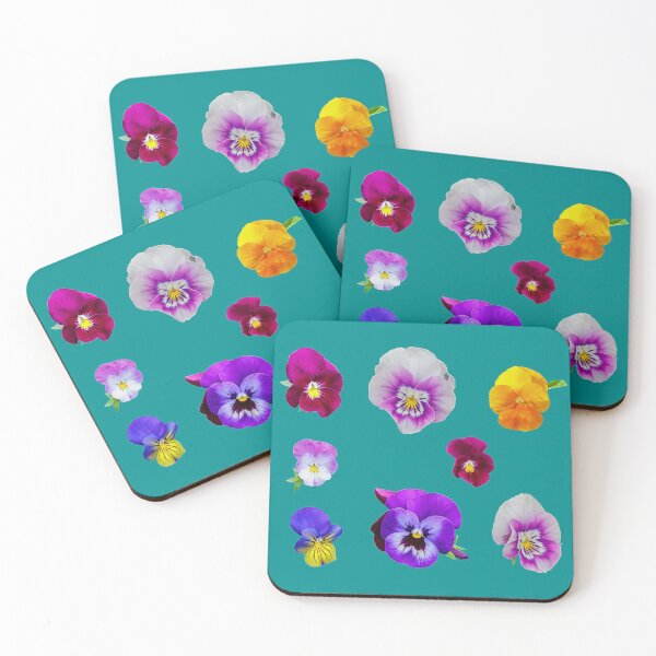 Item preview, Pansy Party Pattern designed and sold by FigTreeMagick.