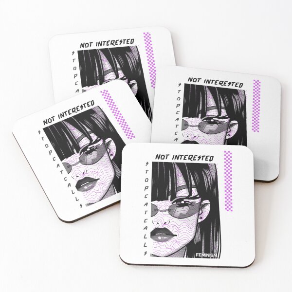 Item preview, Not Interested: Stop Catcalls - Anime Style designed and sold by PrintbyPatty.