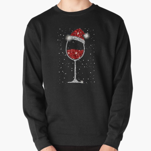 Download Christmas Wine Glass Sweatshirts Hoodies Redbubble PSD Mockup Templates