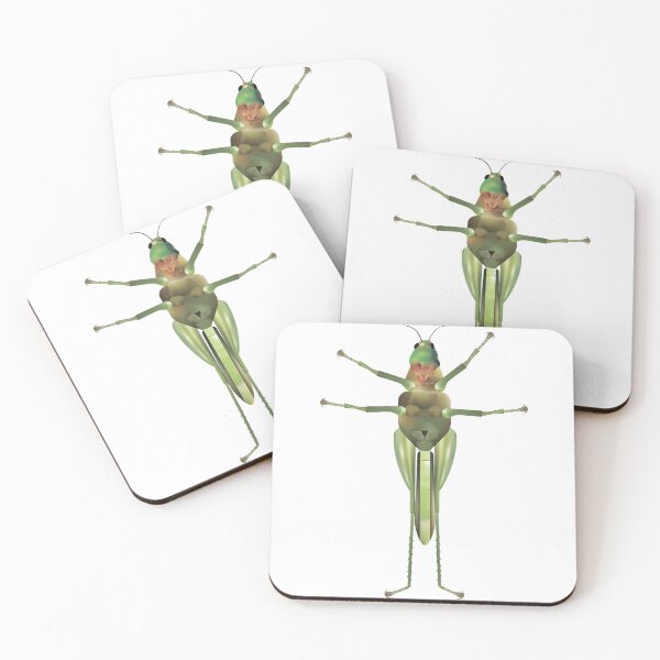 Item preview, Cute, friendly green grasshopper designed and sold by AzamatFantasy.